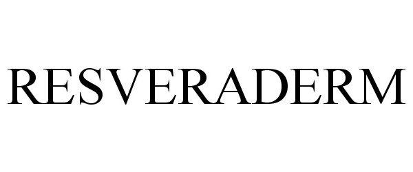 Trademark Logo RESVERADERM