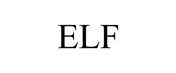 Trademark Logo ELF