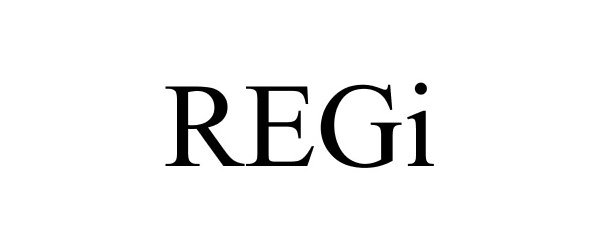 Trademark Logo REGI