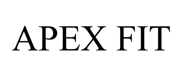 Trademark Logo APEX FIT