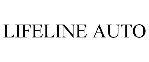 Trademark Logo LIFELINE AUTO
