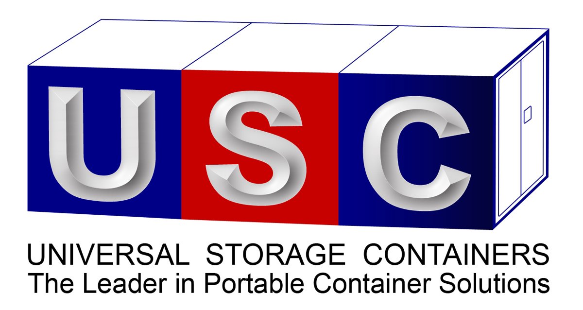 Trademark Logo USC UNIVERSAL STORAGE CONTAINERS THE LEADER IN PORTABLE CONTAINER SOLUTIONS