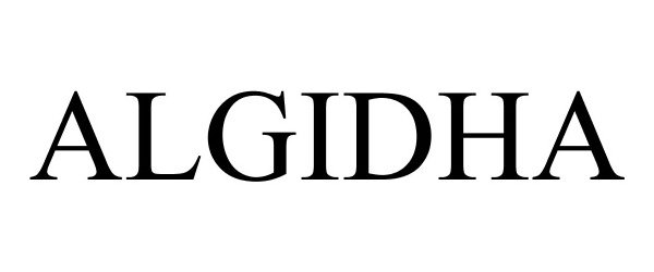 Trademark Logo ALGIDHA