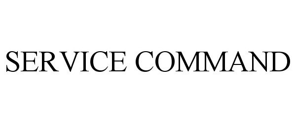 Trademark Logo SERVICE COMMAND