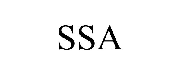 Trademark Logo SSA