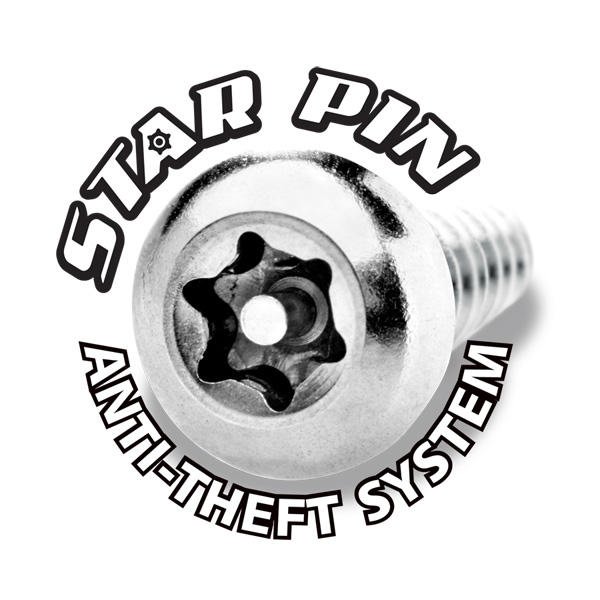  STAR PIN ANTI-THEFT SYSTEM
