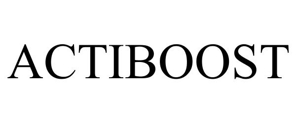 Trademark Logo ACTIBOOST