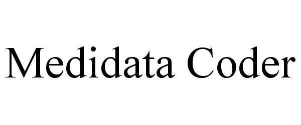  MEDIDATA CODER