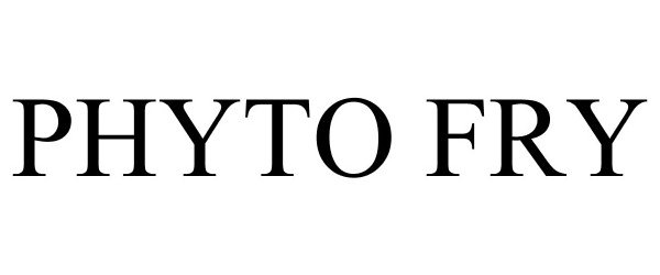 Trademark Logo PHYTOFRY
