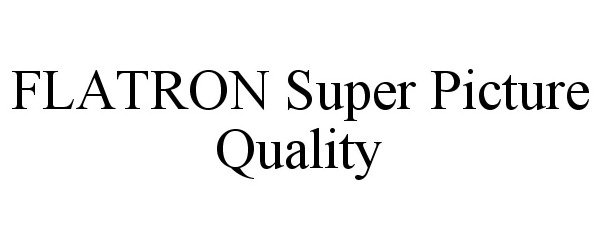 Trademark Logo FLATRON SUPER PICTURE QUALITY