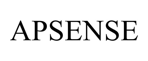 Trademark Logo APSENSE