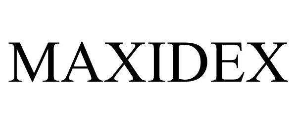 Trademark Logo MAXIDEX