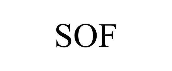 Trademark Logo SOF