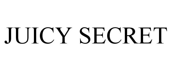 Trademark Logo JUICY SECRET
