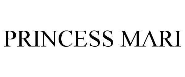 Trademark Logo PRINCESS MARI