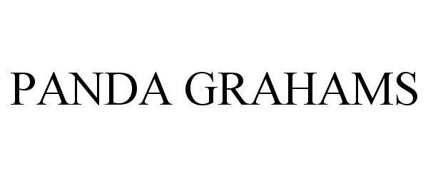 Trademark Logo PANDA GRAHAMS