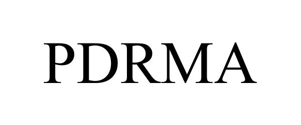 Trademark Logo PDRMA