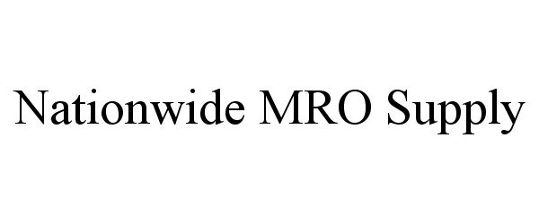  NATIONWIDE MRO SUPPLY