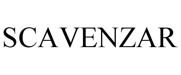 Trademark Logo SCAVENZAR