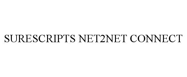 Trademark Logo SURESCRIPTS NET2NET CONNECT