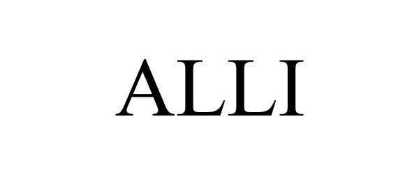 Trademark Logo ALLI