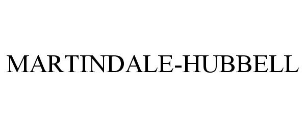 Trademark Logo MARTINDALE-HUBBELL