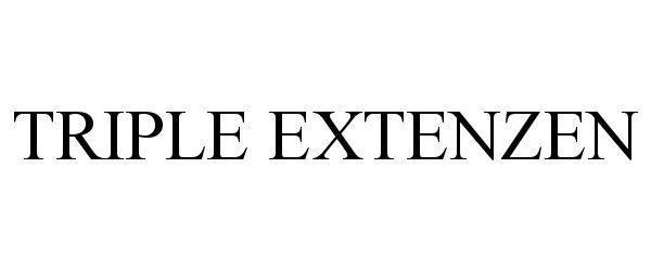 Trademark Logo TRIPLE EXTENZEN