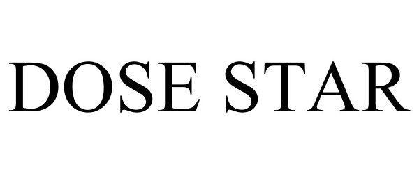 Trademark Logo DOSE STAR