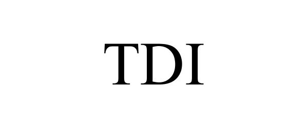 Trademark Logo TDI