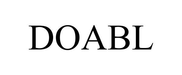 Trademark Logo DOABL
