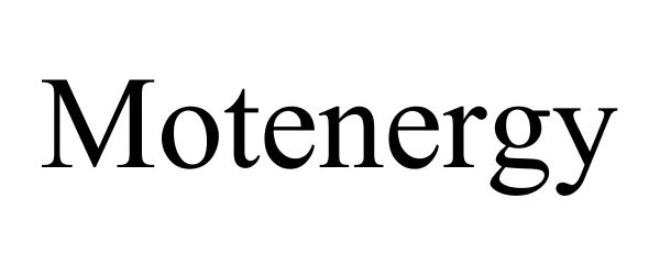 Trademark Logo MOTENERGY