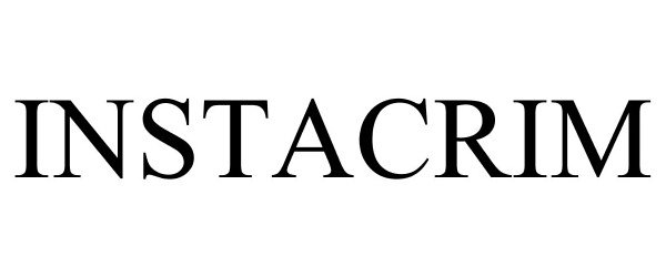Trademark Logo INSTACRIM