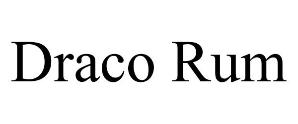 Trademark Logo DRACO RUM