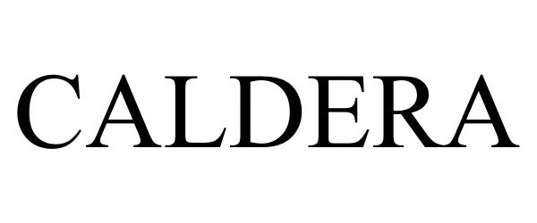 Trademark Logo CALDERA