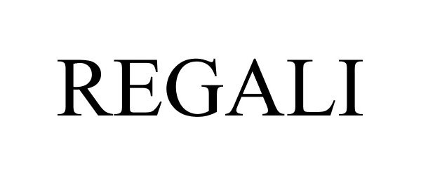 Trademark Logo REGALI