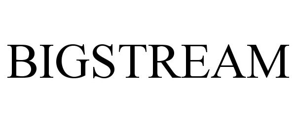 Trademark Logo BIGSTREAM