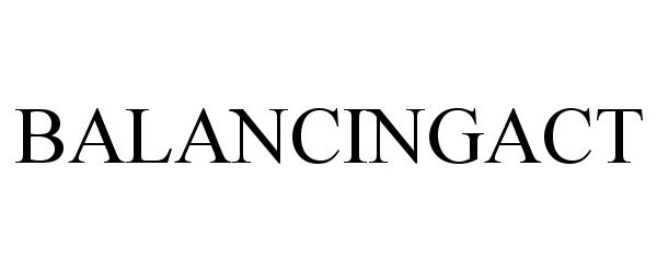 Trademark Logo BALANCINGACT