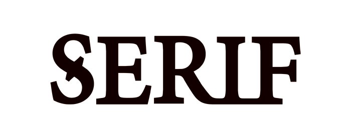 Trademark Logo SERIF
