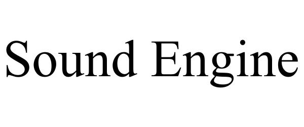 Trademark Logo SOUND ENGINE