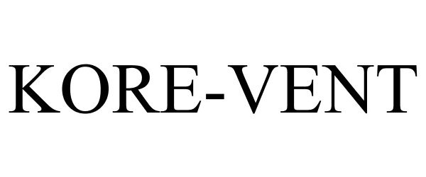 Trademark Logo KORE-VENT