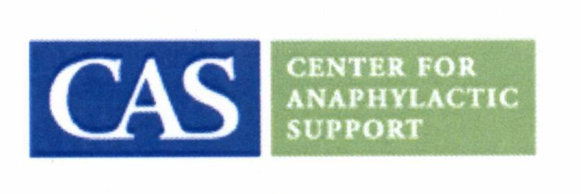 Trademark Logo CAS CENTER FOR ANAPHYLACTIC SUPPORT