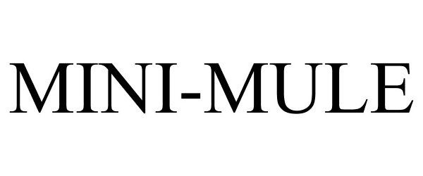 Trademark Logo MINI-MULE
