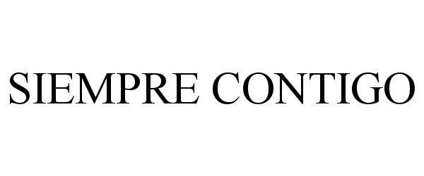 Trademark Logo SIEMPRE CONTIGO