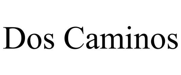 Trademark Logo DOS CAMINOS