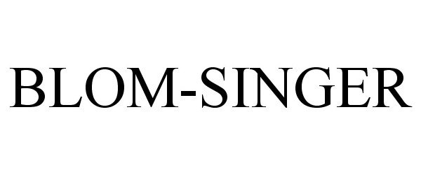 Trademark Logo BLOM-SINGER