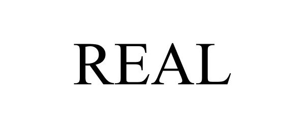 Trademark Logo REAL