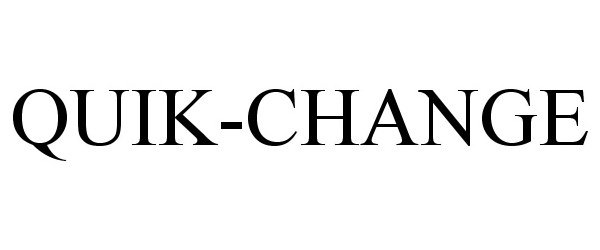 Trademark Logo QUIK-CHANGE