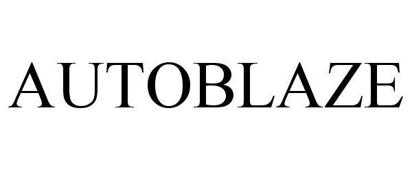 Trademark Logo AUTOBLAZE