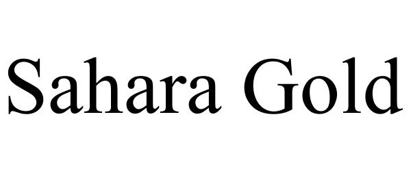 Trademark Logo SAHARA GOLD