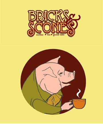  BRICKS &amp; SCONES COFFEE TEA GOOD EATS
